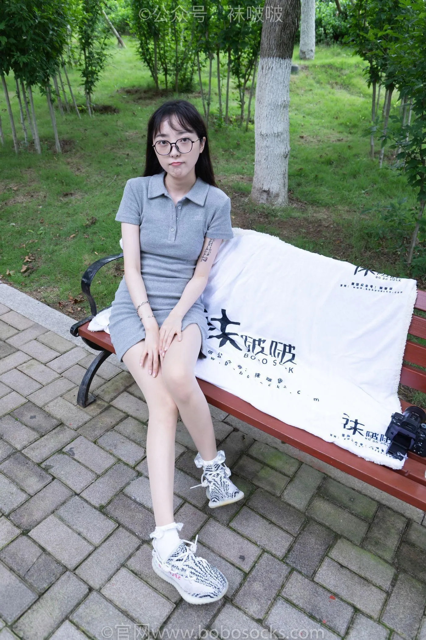 [BoBoSocks袜啵啵]NO.019 稚予-椰子、白棉袜、肉丝 [147P]插图8